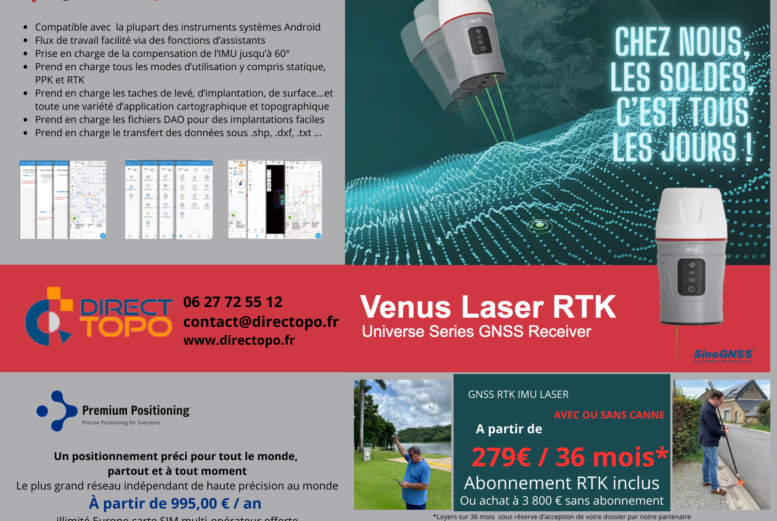 L’innovation GNSS Topographique 2023